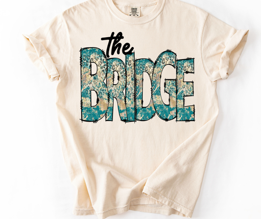The Bridge - Teal Leopard