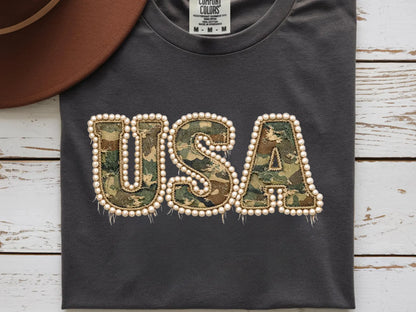 USA Camo & Pearls
