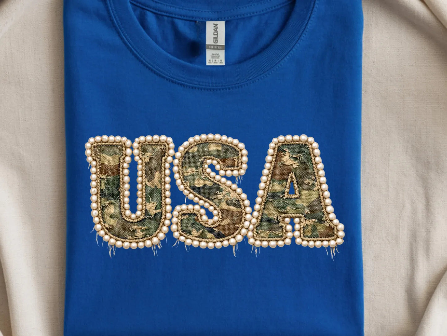 USA Camo & Pearls
