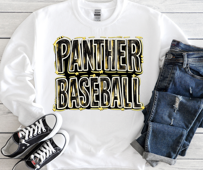 Panthers Baseball Painted