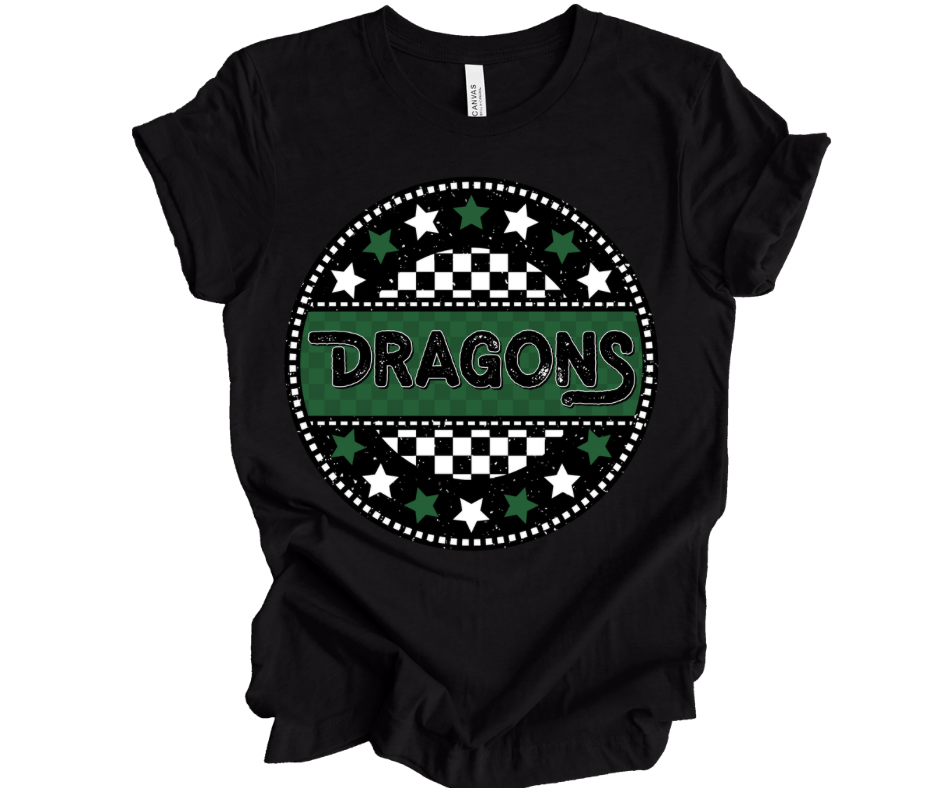 Dragons Checkered Stars