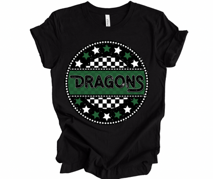 Dragons Checkered Stars