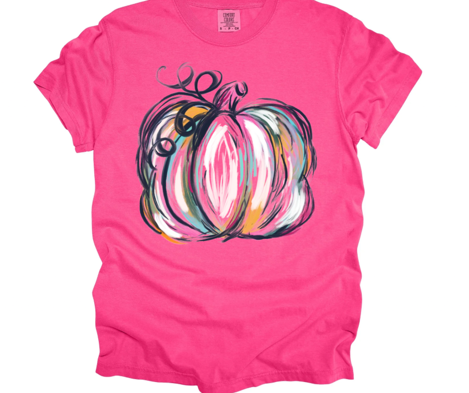 Painted Watercolor Pumpkin