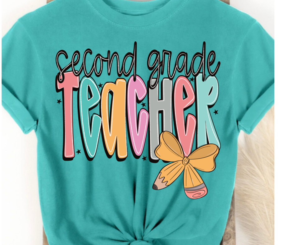 Second Grade Teacher Bow
