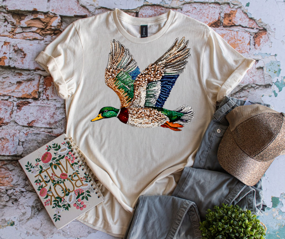 Flying Duck (*Faux Rhinestone*)