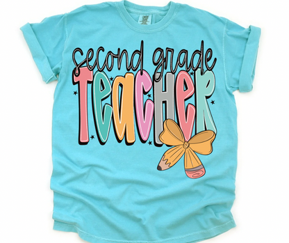 Second Grade Teacher Bow