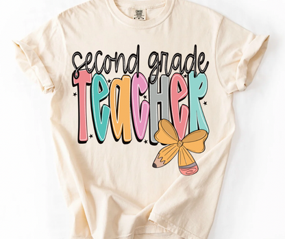 Second Grade Teacher Bow
