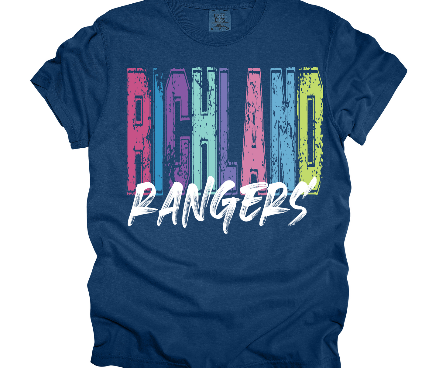 Richland Rangers Colorful Grunge