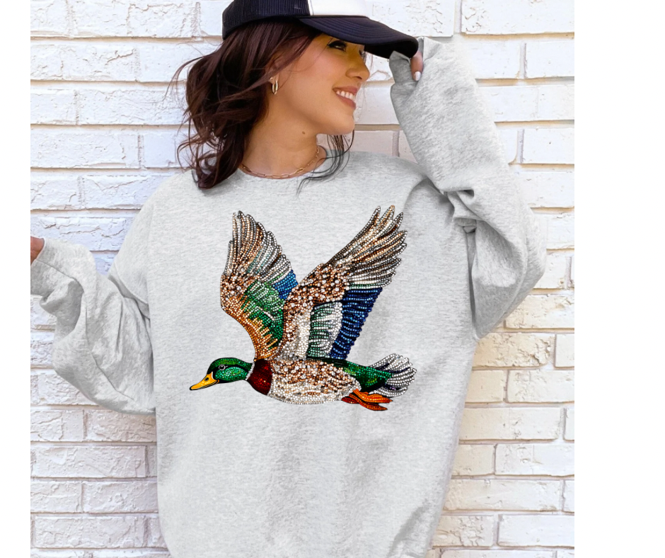 Flying Duck (*Faux Rhinestone*)