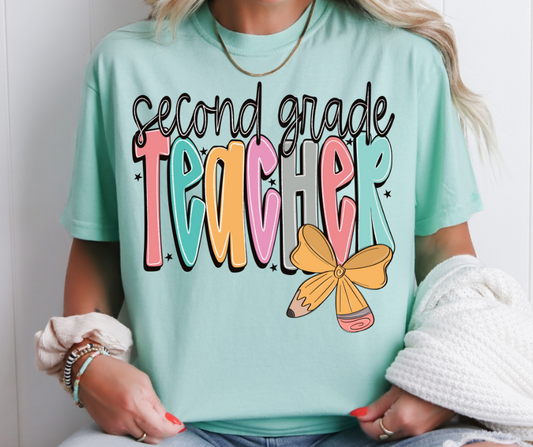 Second Grade Teacher Bow