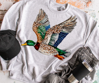 Flying Duck (*Faux Rhinestone*)
