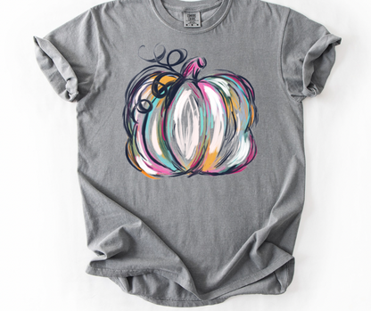 Painted Watercolor Pumpkin