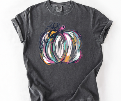 Painted Watercolor Pumpkin