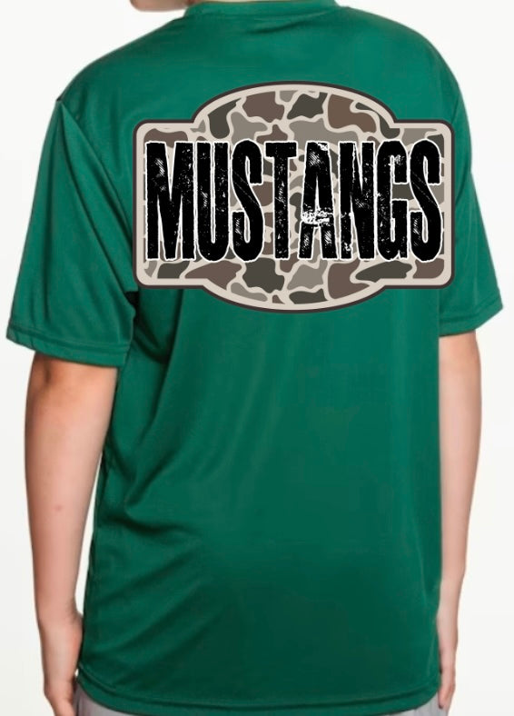 Mustangs - Camo (Front & Back)