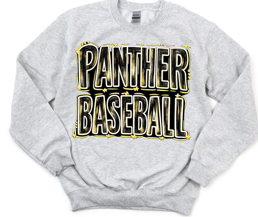 Panthers Baseball Painted