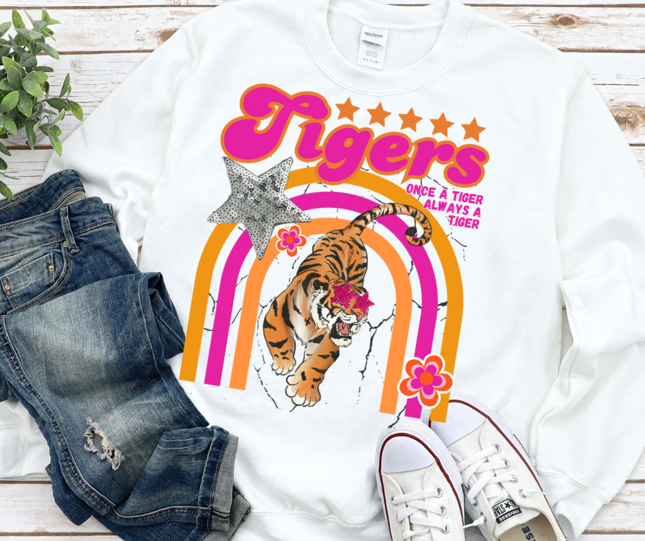 Retro Neon Always a Tiger (ADULT)