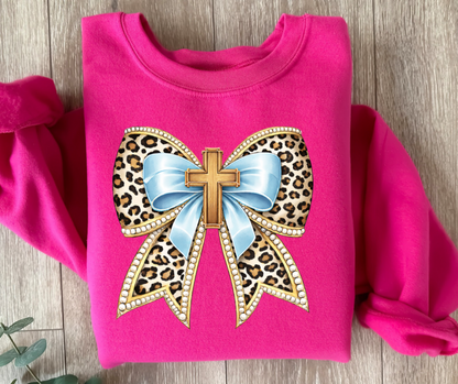 Leopard Easter Bow