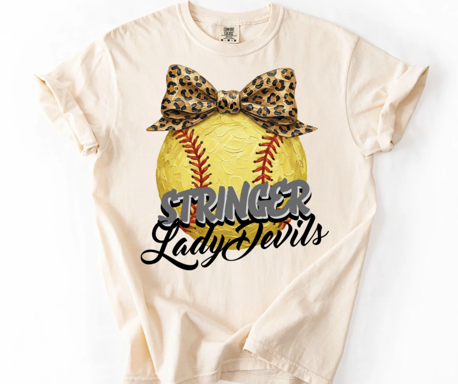 Stringer Lady Devils Leopard Softball