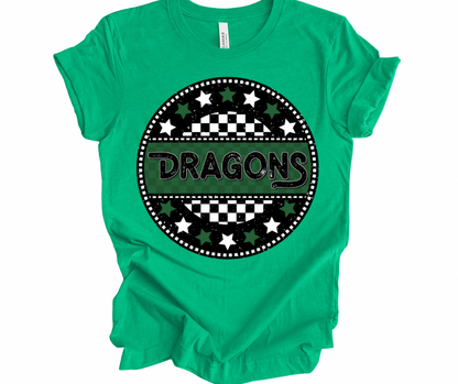 Dragons Checkered Stars