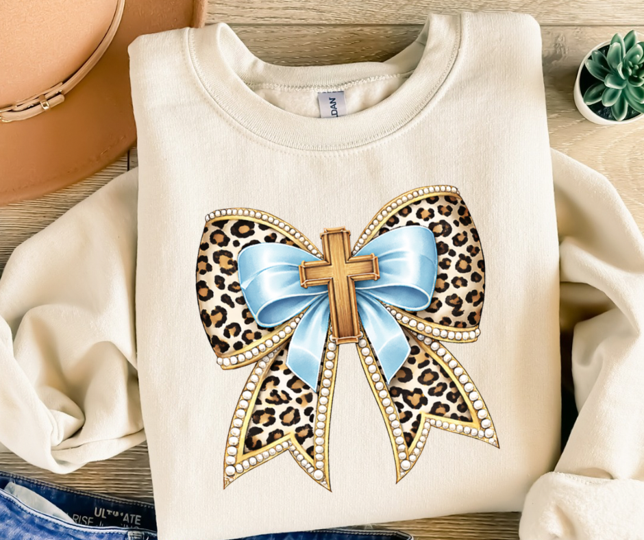 Leopard Easter Bow