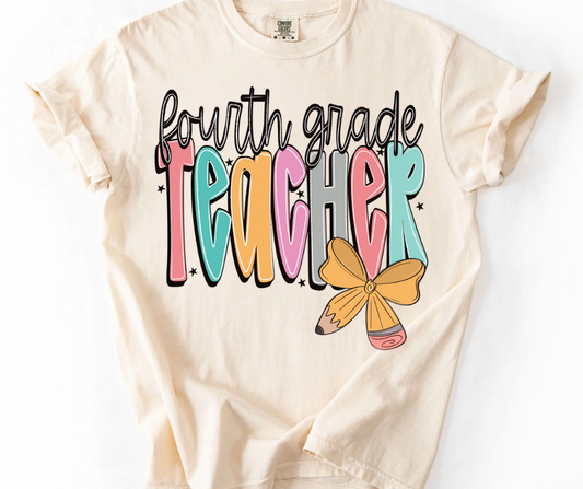 Fourth Grade Teacher Bow
