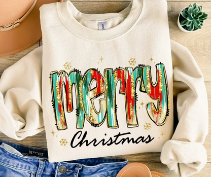 Painted Merry Christmas