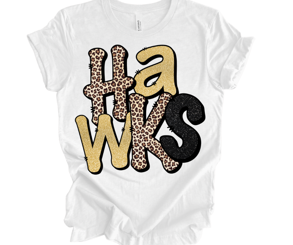 Hawks (Leopard & Faux Glitter)