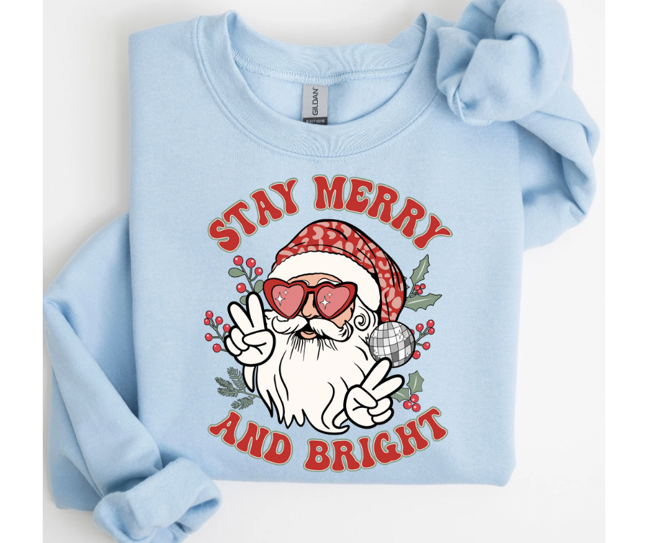 Stay Merry & Bright Santa