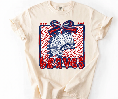 Braves (Dots & Bow) YOUTH
