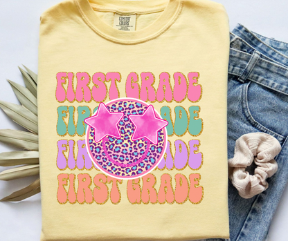 First Grade Stacked Smiley