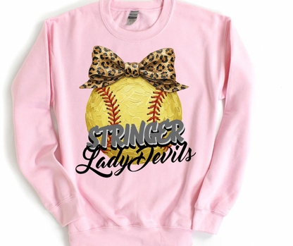 Stringer Lady Devils Leopard Softball