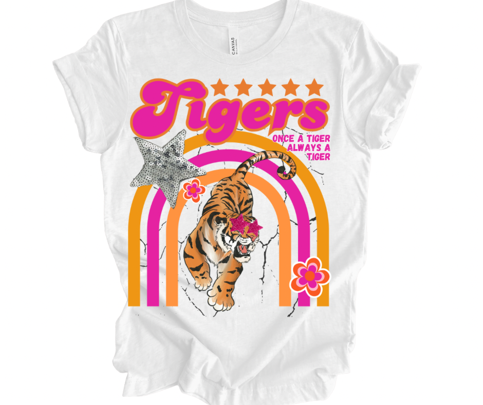 Retro Neon Always a Tiger (ADULT)