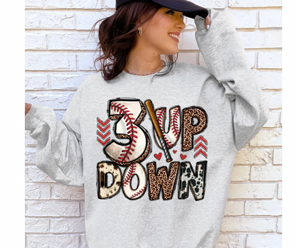 3 Up 3 Down Baseball