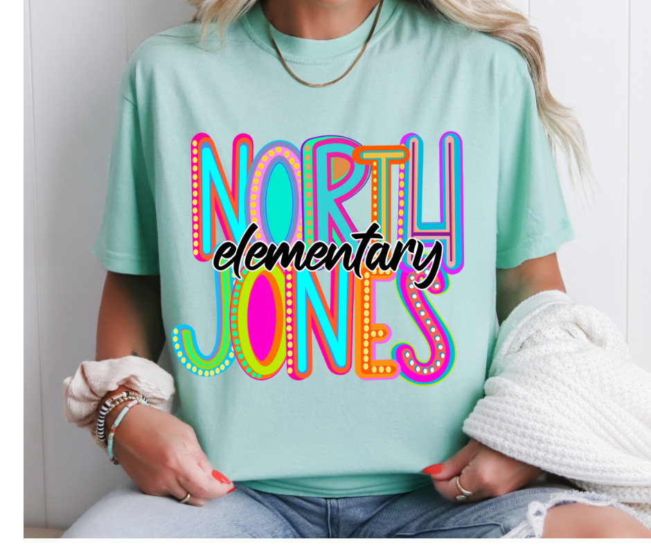 North Jones Elementary Marquee