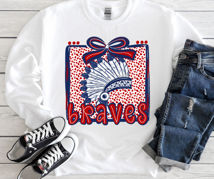 Braves (Dots & Bow) YOUTH