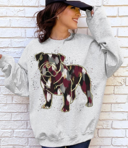 Painted Bulldog Splatter