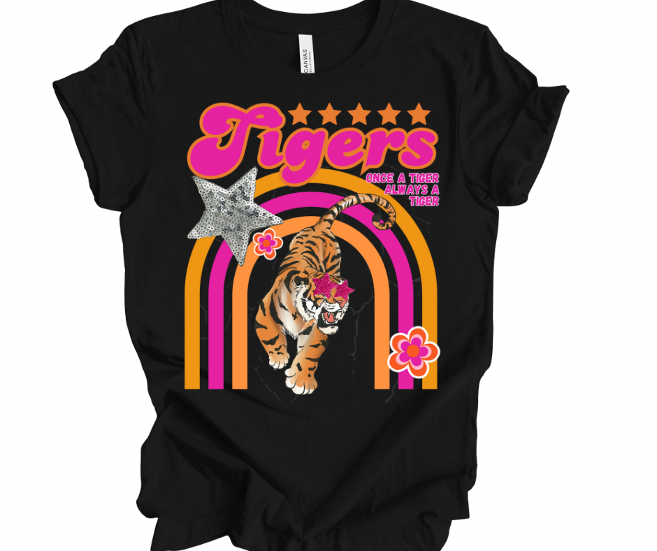 Retro Neon Always a Tiger (ADULT)