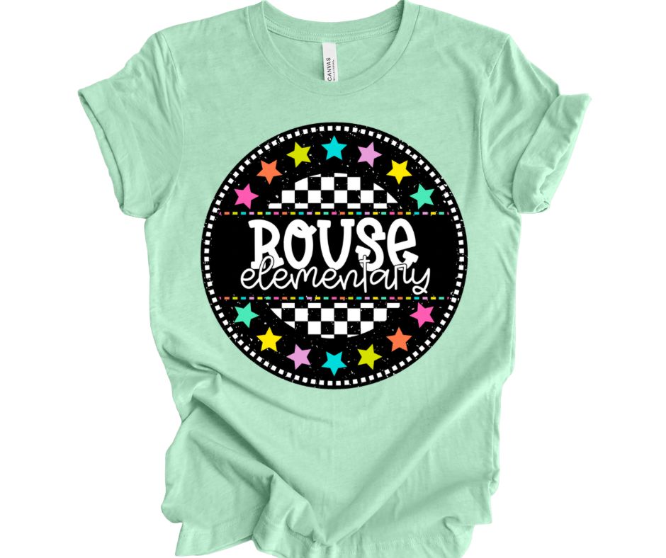 Rouse Elementary Checkered Stars