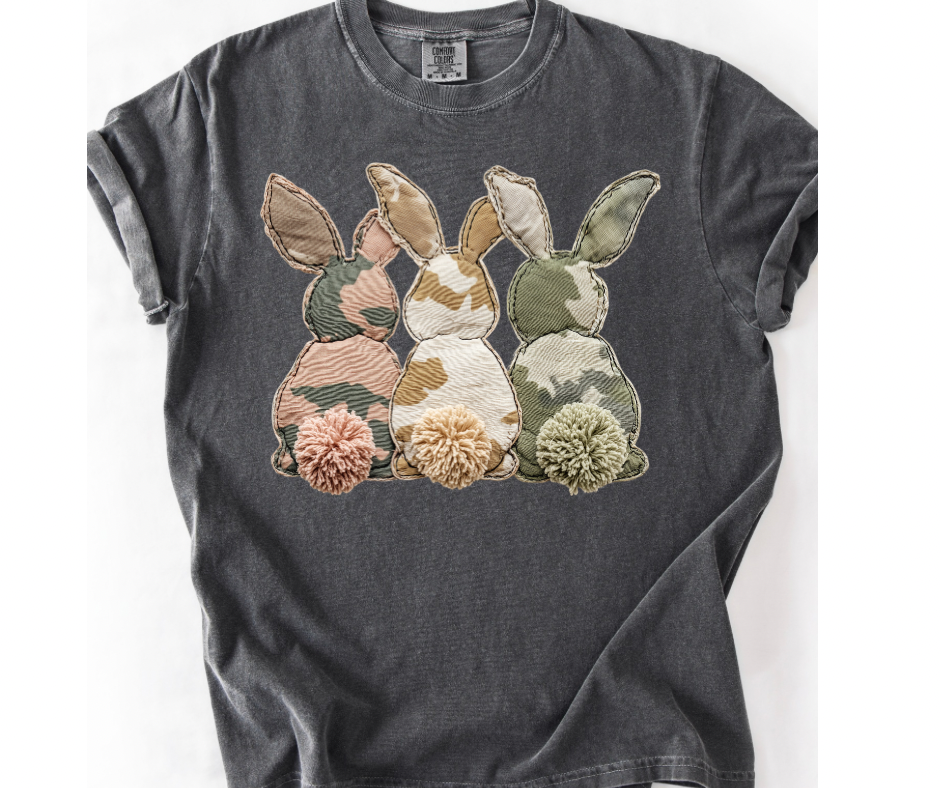 Camo Triple Bunnies