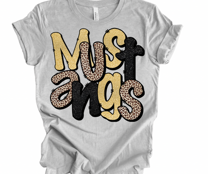 Mustangs (Leopard & Faux Glitter)