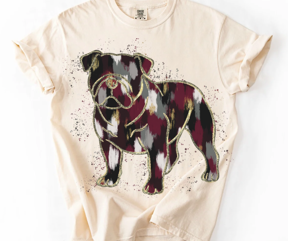 Painted Bulldog Splatter