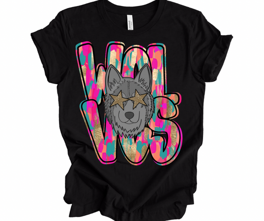 Painted Preppy Wolves