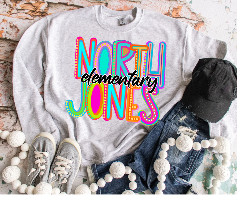 North Jones Elementary Marquee