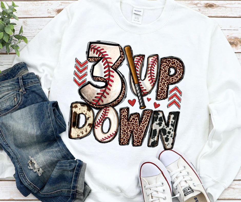 3 Up 3 Down Baseball
