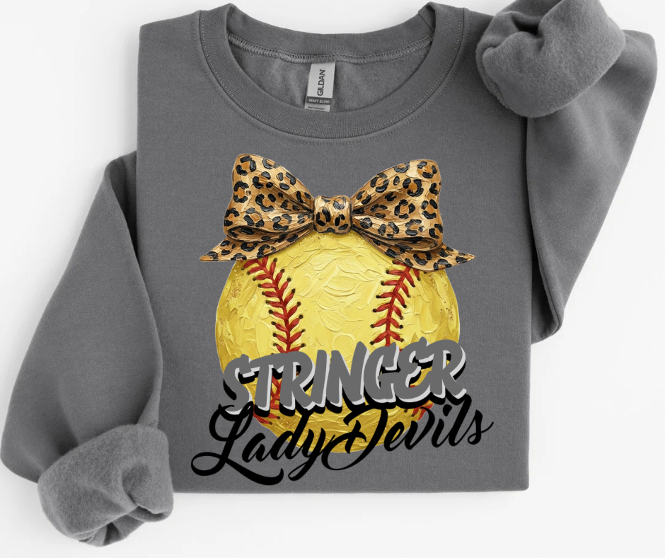 Stringer Lady Devils Leopard Softball