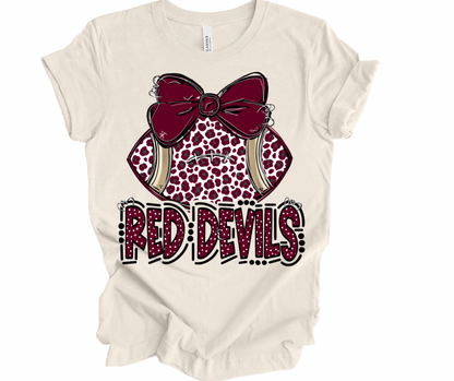 Red Devil Leopard Football