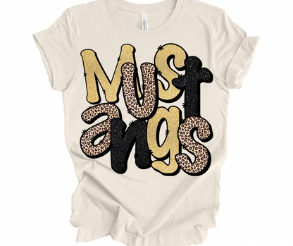 Mustangs (Leopard & Faux Glitter)