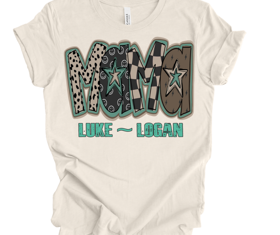 Mama - WITH NAMES (Green & Neutral)