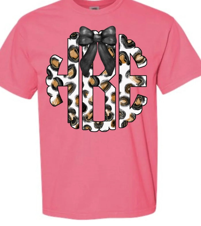 HBE Leopard Monogram