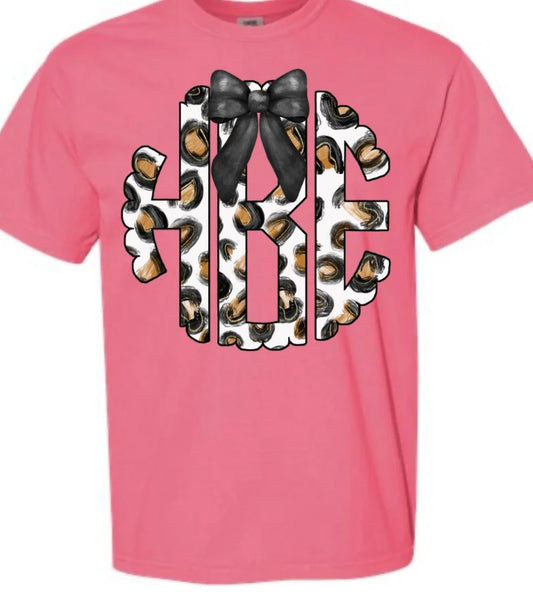 HBE Leopard Monogram